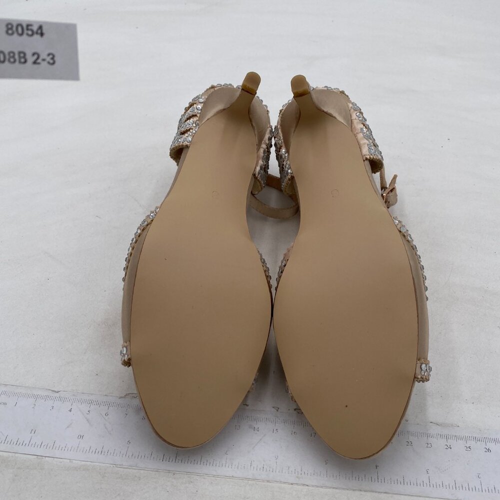 XYD Beige Rhinestone Sandals - Picture 7 of 8